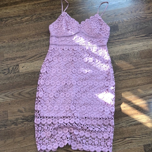 Premier Amour Blush Midi dress-Size 10 - Picture 2 of 9